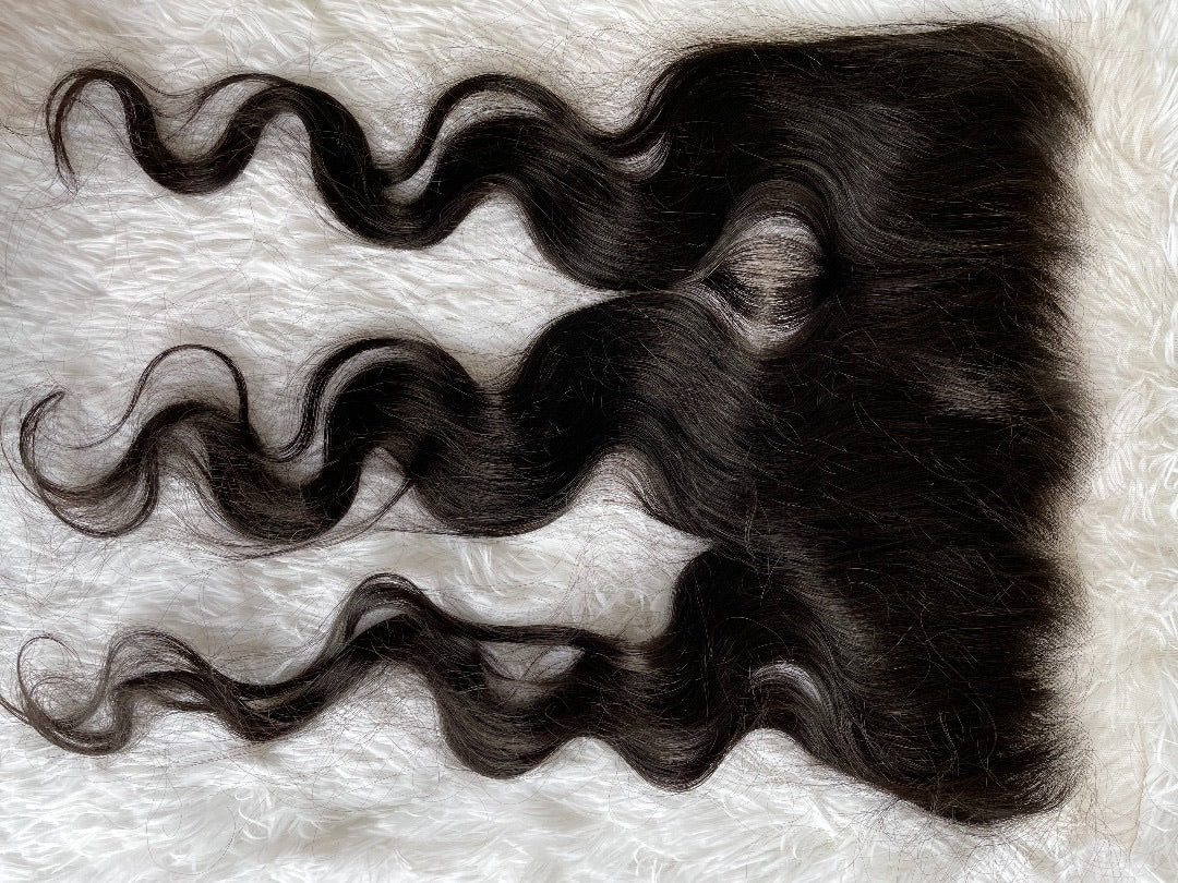 Premium HD Lace Frontals - 100% Virgin Hair, Ear-to-Ear