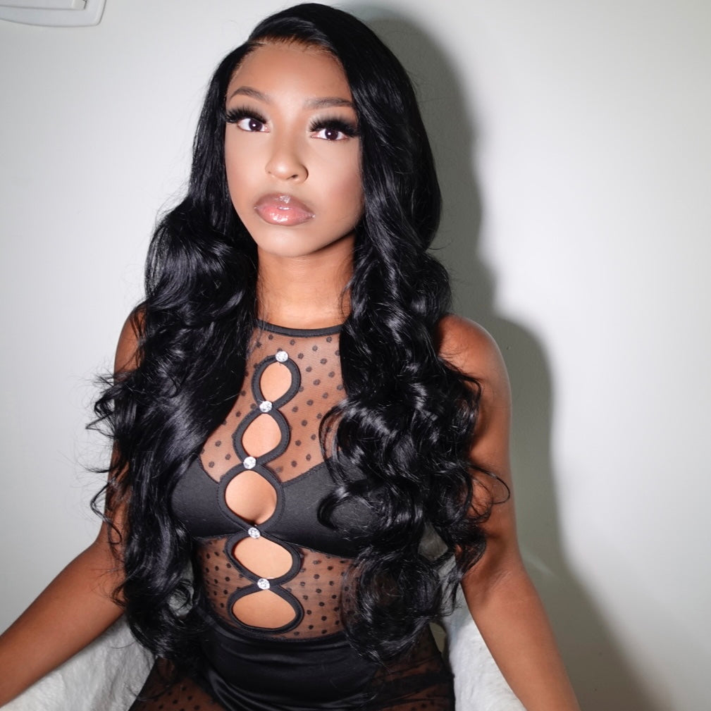 13x6 HD Lace Body Wave Frontal Wig - 180% Density